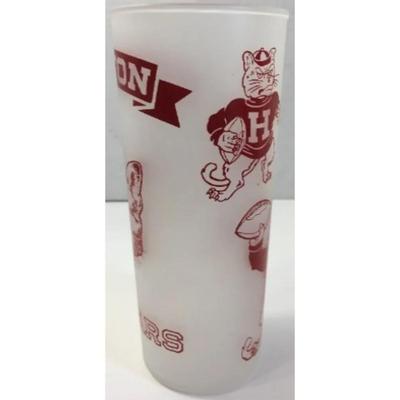 Houston Cougars Frosted Glass & Houston Astros Clear Glass Mug. MLB / NCAA