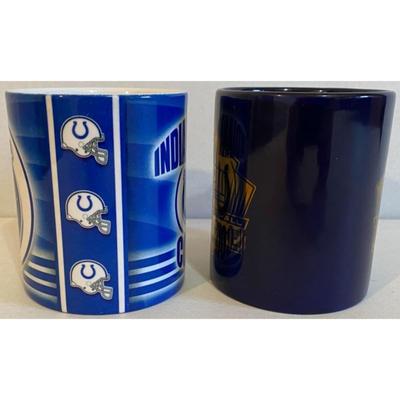 Indianapolis Colts & Pro Football Hall Of Fame Canton Ohio Mugs. NFL