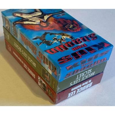 Martial Arts Sealed VHS Tapes: Bruce Lee's Secret, New Guinea, Kids From Shaolin