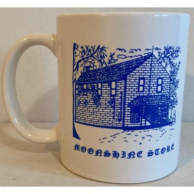 Moonshine Store Mug. White Lightning. Prohibition. White Whiskey. Mash.