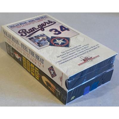 Nolan Ryan - Feel The Heat & Michael Jordan Air Time Sealed VHS Videotapes