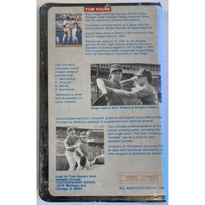 Nolan Ryan - Feel The Heat / Pitching Absolutes With Tom House / John Smoltz VHS