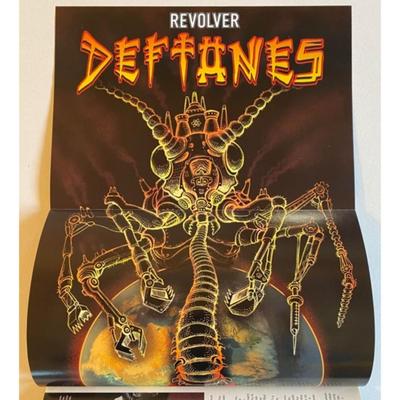 Revolver & Guitar One Magazines: Linkin Park poster / P.O.D. poster / Godsmack