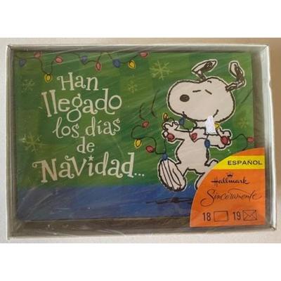 Snoopy - Han llegado los dias de Navidad Tarjeta - Hallmark. New