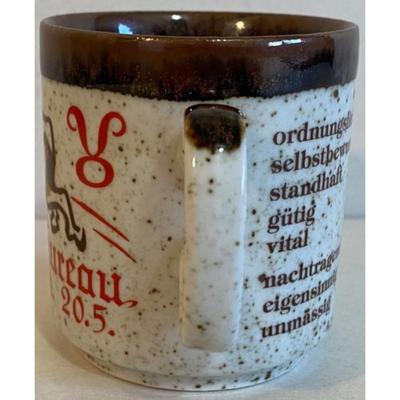 Stier Taureau 21.4. - 20.5. Mug. Taurus. Zodiac. Bull Of Heaven. German. French