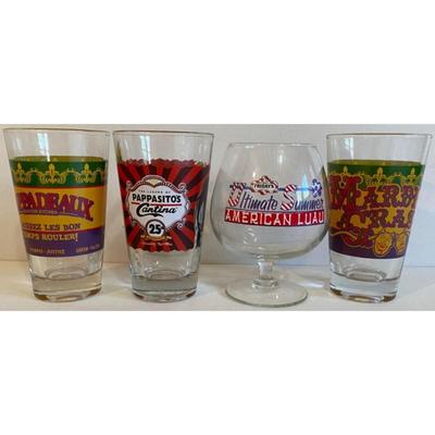 T.G.I. Friday's Luau Snifter & Pappadeaux and Pappasito's Cantina Pint Glasses