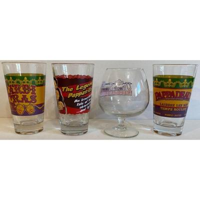 T.G.I. Friday's Luau Snifter & Pappadeaux and Pappasito's Cantina Pint Glasses