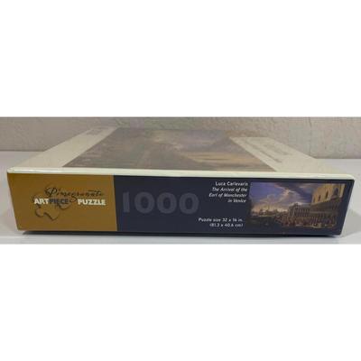 Luca Carlevaris Arrival Earl of Manchester in Venice 1000 Piece Puzzle - NEW