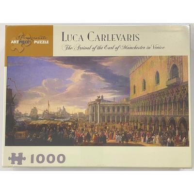 Luca Carlevaris Arrival Earl of Manchester in Venice 1000 Piece Puzzle - NEW