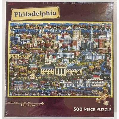 Master Pieces Philadelphia 500 Piece 19" x 13" Puzzle - BRAND NEW / SEALED