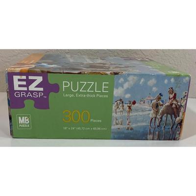 Milton Bradley Pony Rides 300 Piece 18" x 24" EZ Grasp Puzzle - NEW / SEALED