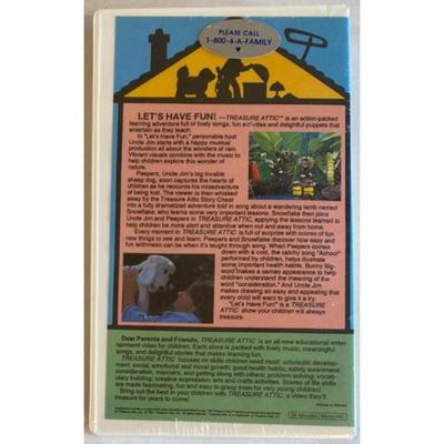 Treasure Attic: Let's Have Fun Sealed VHS Videotape - Learning Adventure