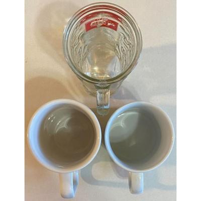 Udderly Texas / Billy Bob's Ft. Worth Boot / Polly's Paint Box Armadillo Mugs