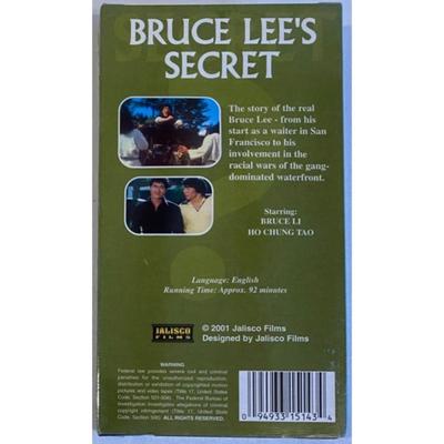 Vintage Bruce Lee's Secret Sealed VHS Tape - San Francisco Gangs Martial Arts