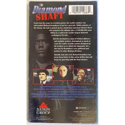 Vintage Diamond Shaft Sealed VHS Videotape Featuring Richard Roundtree Rated R