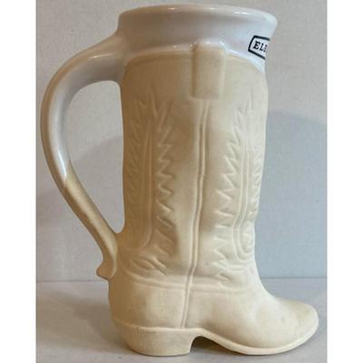 Vintage Electrolux Advertising Cowboy Boot Mug Vase