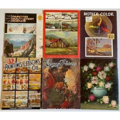 Vintage Learn To Paint Books - Southwest / Painting Lessons In Oil / Flowers