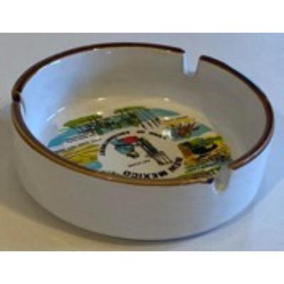 Vintage New Mexico Land of Enchantment Ashtray Made In Korea