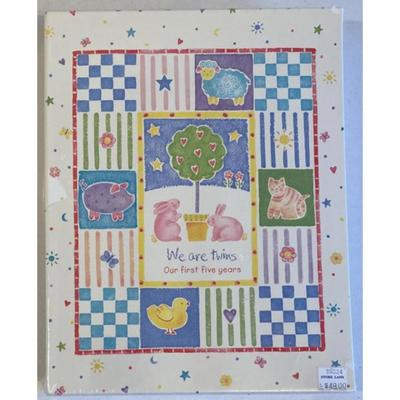 We Are Twins: Our First Five Years Journal / Scrapbook By Karen Comerford