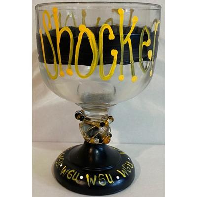 Wichita State Shockers Margarita Glass. Kansas