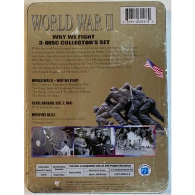 WWII DVDs (new & sealed): D-Day / Bob Hope / Steve Amerson / Why We Fight