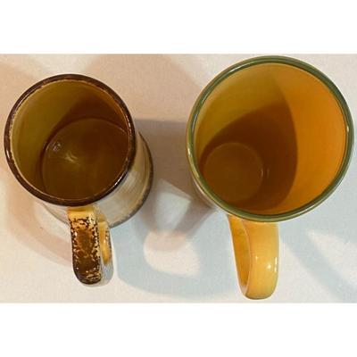 Z Gallerie Palm Tree Mug & Hand Made "Sail Maker" Hawaii Coffee Mugs