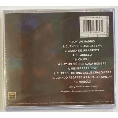 Alberto Cortez El Compositor...el Cantante CD. New. Label Code: 7243 8 54103 2 1