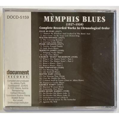 Memphis Blues (1927-1938) CD. New