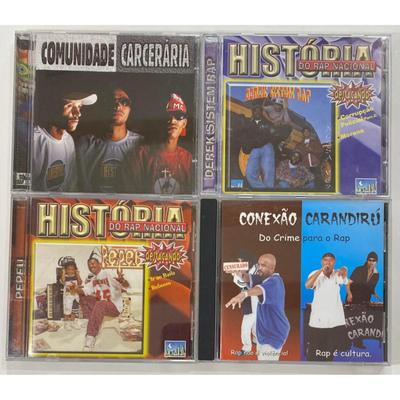 Brazilian Portuguese Rap CDs: Derek Sistem, Comunidade Carceraria, Pepu
