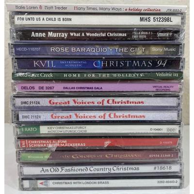 Christmas CDs Anne Murray, KVIL, London, Moscow, Kiev, Dallas 138.31 Value