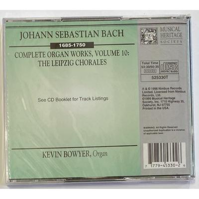 Kevin Bowyer - Bach: Complete Organ Works, Vol. 10 CD. New.