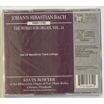 Kevin Bowyer - Bach: Complete Organ Works, Vol. 14 CD. New.