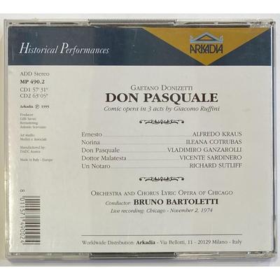 Bruno Bartoletti - Gaetano Donizetti; Don Pasquale CD. Label Code: MP 490.2