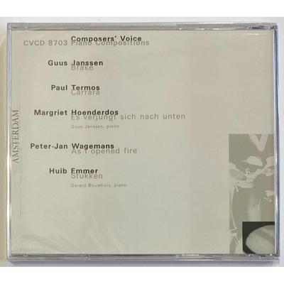 Composers' Voice: Piano Compositions CD. New.