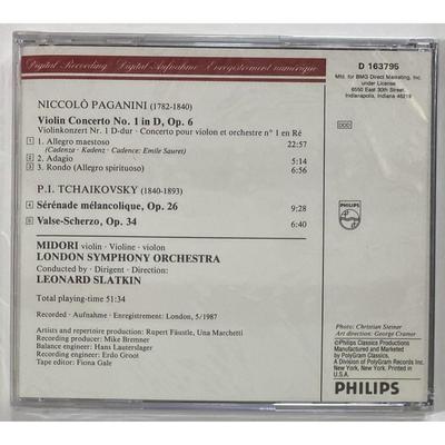 Classical CDs: Schubert, Slatkin, Artur Rubinstein, Chopin, Midori, Paganini