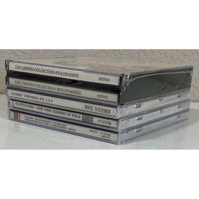 Classical CDs: Schubert, Slatkin, Artur Rubinstein, Chopin, Midori, Paganini