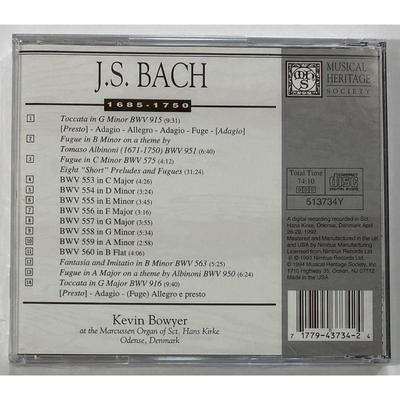 Classical CDs: Kevin Bowyer Johann Sebastian Bach Complete Organ Works - NEW