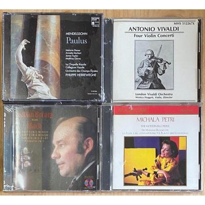 Classical CDs: Julian Bream, Philippe Herreweghe, Bach, Vivaldi, Mendelssohn NEW
