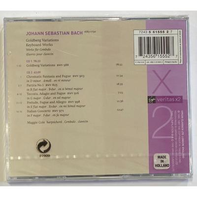 Maggie Cole - Bach: Goldberg Variations / Keyboard Works CD. New.