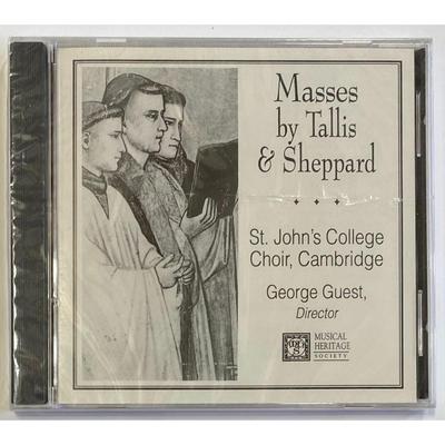 George Guest - St. John's College Choir: Masses By Tallis & Sheppard CD. New.