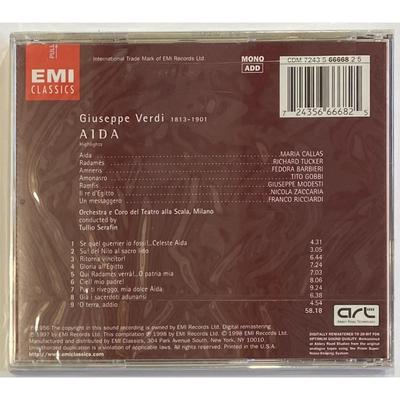 Tullio Serafin - Verdi: Aida CD. New. Label Code: 7243 5 66668 2