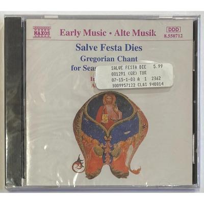 Salve Festa Dies - Gregorian Chant For Seasons Of The Year CD. New.