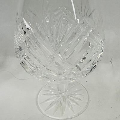 Sale Photo Thumbnail #231: Pretty, cut-glass brandy snifter-style glass.