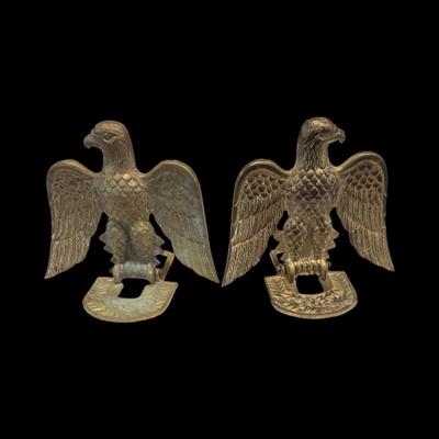 Sale Photo Thumbnail #409: Magazine Rack and Brass Eagle Bookends