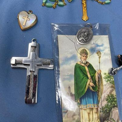 Sale Photo Thumbnail #118: All in good shape.  The massive cross is stainless steel.