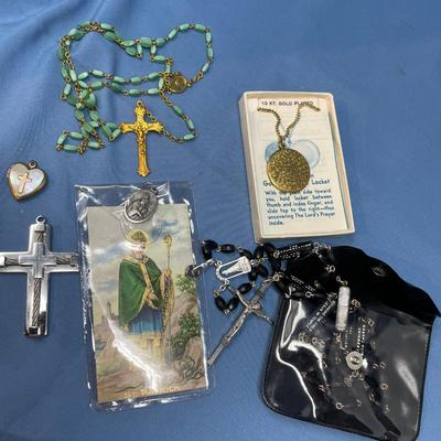 Sale Photo Thumbnail #115: All in good shape.  The massive cross is stainless steel.