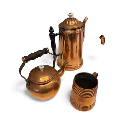 Sale Photo Thumbnail #412: Vintage Collection of Copper Kitchenware