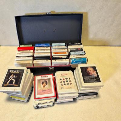 Sale Photo Thumbnail #415: Vintage 8 Track Tapes Includes untested player