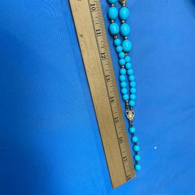 Sale Photo Thumbnail #208: Take a look, the one earring beads needs re-attached.  Looks to be Sarah Coventry, but no signatures found.