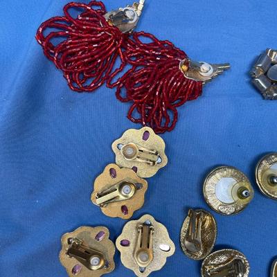 Sale Photo Thumbnail #233: Pierced & clips.  Older & newer.  Very nice & ready to wear!